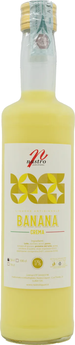 Bottiglia Nastro banana crema