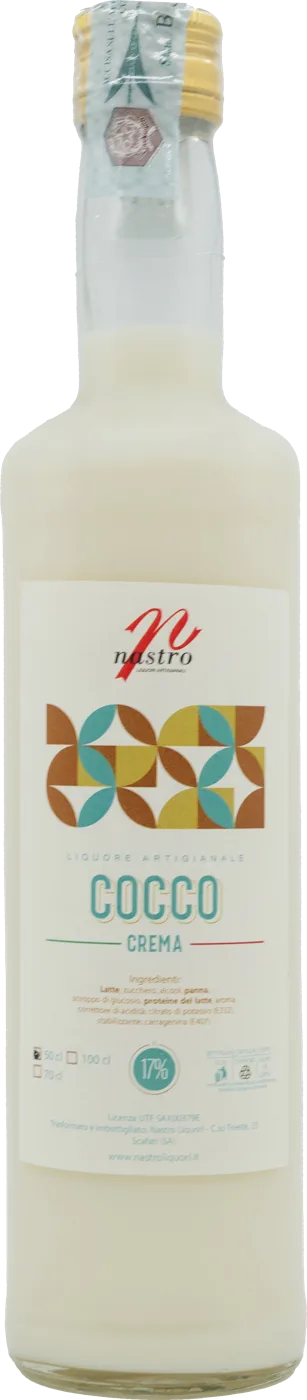 Bottiglia Nastro cocco crema