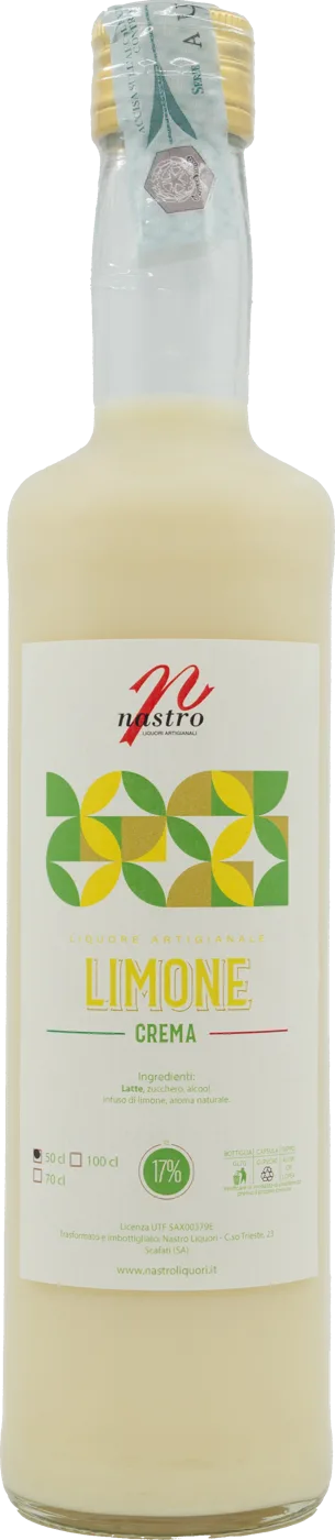 Bottiglia Nastro limone crema