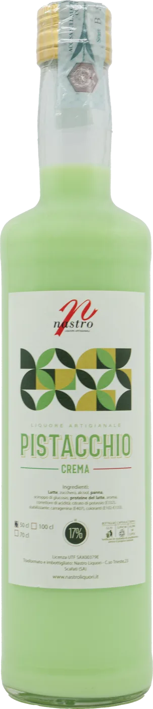 Bottiglia Nastro pistacchio crema
